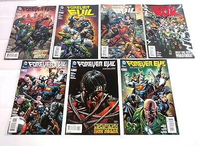 #ad DC Comics 2013 Forever Evil Full Run Issues #1 7 Comic Book Lot Graphic Novel $8.00