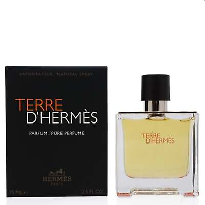 #ad Terre D#x27;Hermes Hermes Parfum Pure Perfume Spray 2.5 Oz 75 Ml For Men 107757V0 $90.08