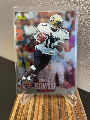#ad 1995 Classic NFL Rookies Silver #43 Kordell Stewart Pittsburgh Steelers $1.99