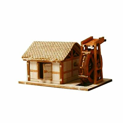#ad YoungModeler Ho Series Korean Traditional Water Mill House Wooden Model Kit EUR 19.99