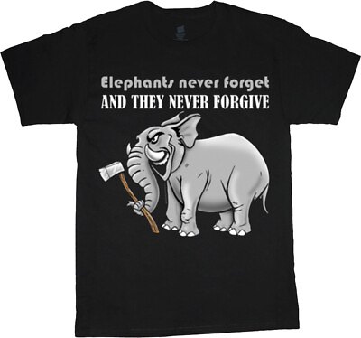 #ad Mens T shirt Funny Saying Elephants Gifts Mens Graphic Tee $14.95