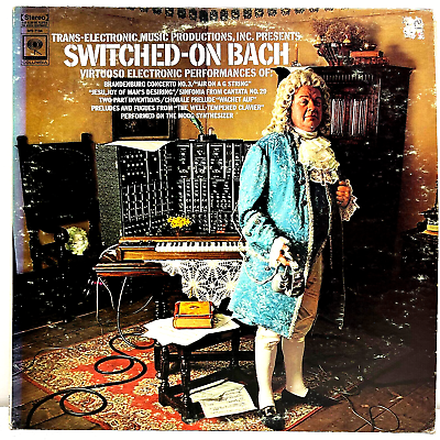 #ad Switched on Bach Walter Carlos 1968 Vinyl Columbia Records 1st Press 2nd Cover $26.39