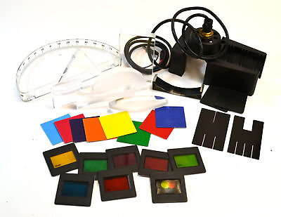 #ad Student Optics Kit Light Box amp; 27 Optical Components Eisco Labs $66.99