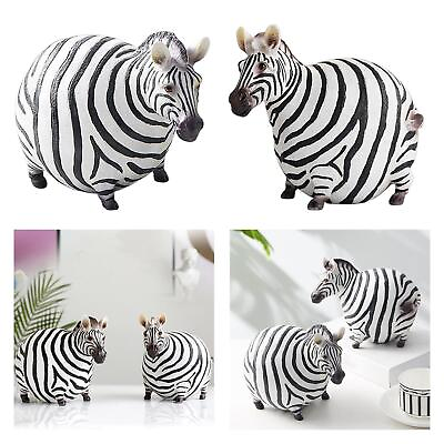 #ad Handmade zebra ornament figurine animal figurine art model $29.70