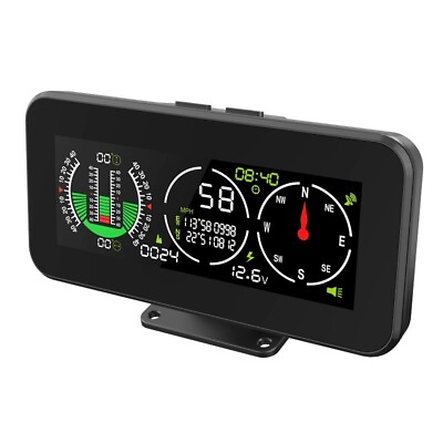 #ad Inclinometer For Landcruiser GPS Gradient Gauge Inclinometer Speedometer AU $98.96