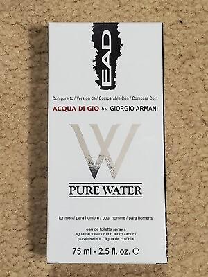 EAD Verison of Acqua Di Gio By Giorigo Armani Cologne Pure Water $23.50