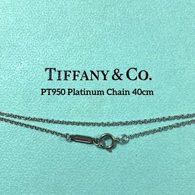 #ad Tiffany Platinum Pt950 Chain Necklace $463.15