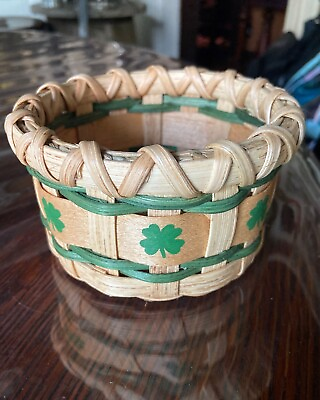 #ad #ad Shamrock candy basket St Patricks Day Gift Basket Free Shipping $19.86