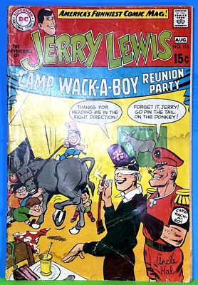 #ad 1969 “Adventures of Jerry Lewis” DC National Comics No. 113 Camp Wack A Boy. $18.95