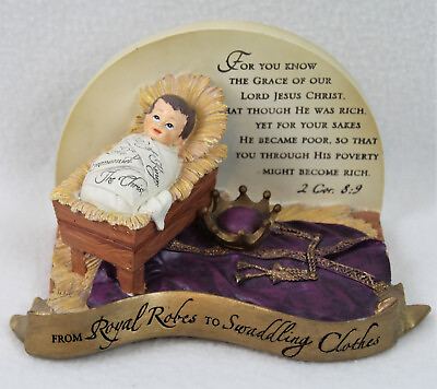 #ad Dicksons Christmas Nativity Figurine From Royal Robes to Swaddling Clothes 6.5quot; $17.05
