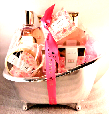 #ad Spa Gifts for Women Spa Luxetique Gift Baskets for Women Rose Bath $14.24