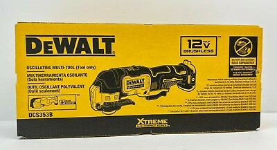 #ad DEWALT Xtreme 4 Piece Brushless 12 volt Max Variable Oscillating Multi Tool Kit $105.00