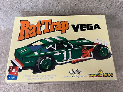 #ad AMT ERTL Rat Trap Vega Model King KIT Dirt Track Modified Race Car NEW OPEN BOX $19.99