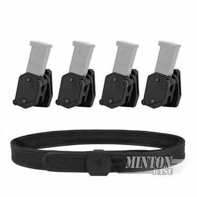 #ad IPSC USPSA Shooting Competition Belt 4 Pcs Storm Multi Angle Speed Mag Pouch $52.95