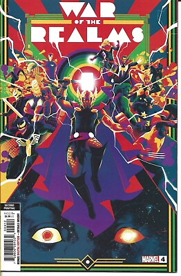 #ad WAR OF THE REALMS #4 COVER I 2ND PRINT MARVEL COMICS 2019 BAGGED AND BOARDED $10.65