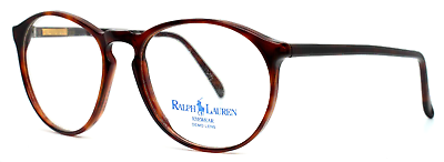 #ad Vintage RALPH LAUREN 518 079 Havana Mens Round Eyeglasses 50 17 140 B:45 $59.99
