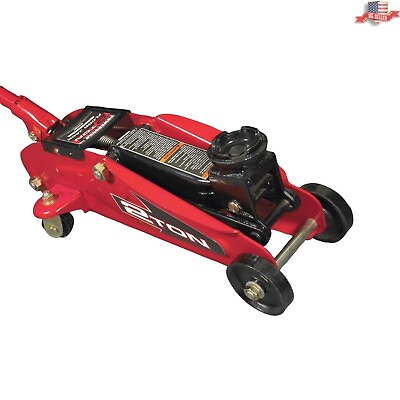 #ad Versatile 2 Ton Trolley Jack with Easy Positioning and Overload Protection Red $90.96