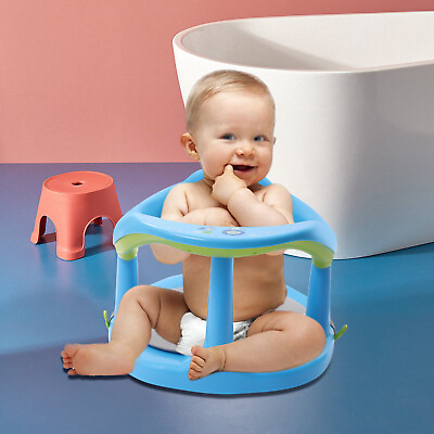#ad Baby Bath Ring Seat Chair Tub Infant Toddler with 4 Anti Slip Suction Cups USA $29.00