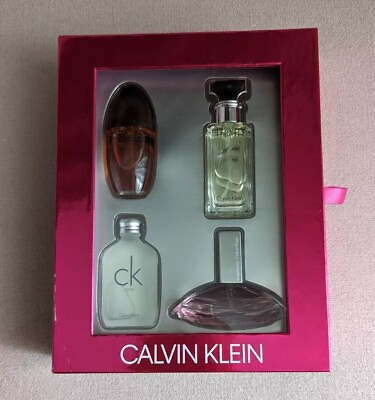 #ad New In Box Calvin Klein 4 Pc Miniature Women#x27;s Gift Set $30.00