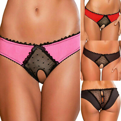 #ad Womens Sexy Crotchles Panties Briefs G string Thong Knickers Lingerie Underwear $4.19