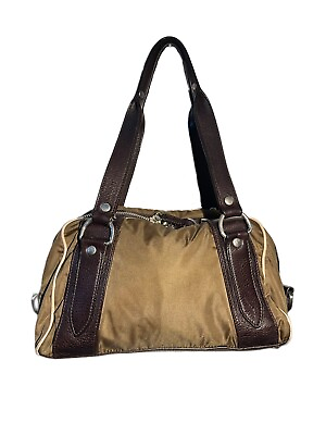 #ad Authentic Miu Miu Vintage Golden Leaf Satchel Bag $200.00