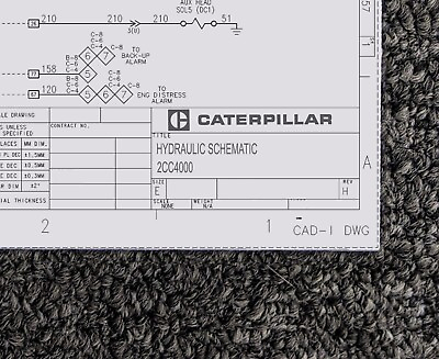 #ad Caterpillar CAT 2CC4000 Forklift Lift Truck Hydraulic Circuits Schematics Manual $279.30