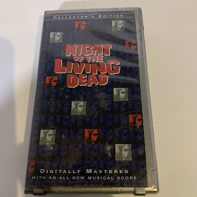 #ad Collector#x27;s Edition Night Of The Living Dead Vhs from Anchor Bay Rare Horror HTF $22.99