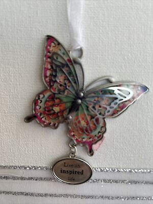 #ad Ganz Inspirational Butterfly Gift “Live An Inspired Life” Positivity Gift Love $7.49