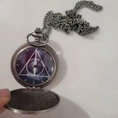#ad Limited Harry Potter Pocket Watch Deathly Hallows $287.30