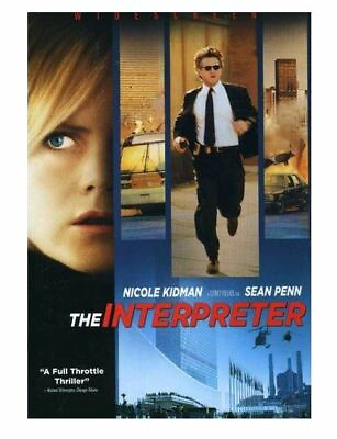 #ad The Interpreter DVD 2005 Widescreen Movie Nicole Kidman Sean Penn USA Region 1 $5.39