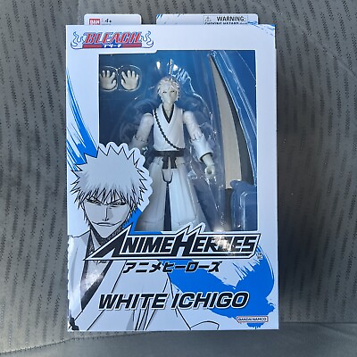 #ad Bandai Bleach ANIME HEROES White Ichigo 6.5quot; Action Figure $19.99