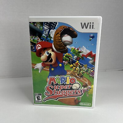 #ad Mario Super Sluggers Nintendo Wii 2008 Complete In Box CIB Tested $39.95