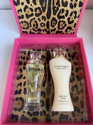 #ad #ad Victoria Secret Dream Angels HEAVENLY Gift Set Perfume Lotion NEW 2.5 VTG BOX $150.00
