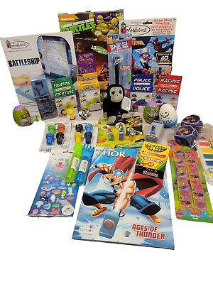 #ad #ad Gift Basket Fillers for Boy Ages 5 10 Over 40 Brand New Toys Just Add Basket $31.99