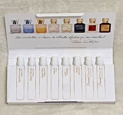 #ad #ad MAISON FRANCIS KURKDJIAN Discovery Set of 8 Women Perfume Samples EDP NIB $56.35