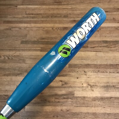 #ad Worth Blue Amp Hybrid Fast pitch softball bat Hybpf 2 1 4 diameter 28 18 bat $21.00