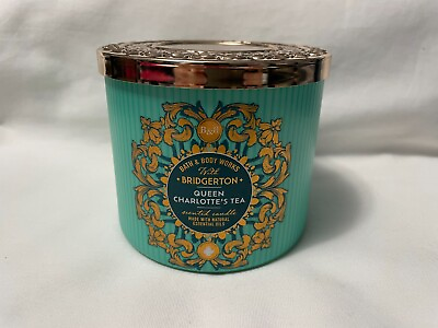 #ad Bath and Body Works Bridgerton Collaboration 3 Wick Candle Queen Charlotte#x27;s Tea $29.99