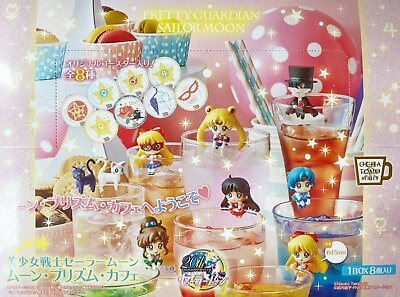#ad Megahouse Ochatomo Series: Sailor Moon Moon Prism Cafe Set of 8 $94.50