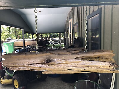 #ad Cypress Log Hollow With Light For Pool Table Or Dinner Table Etc. $500.00