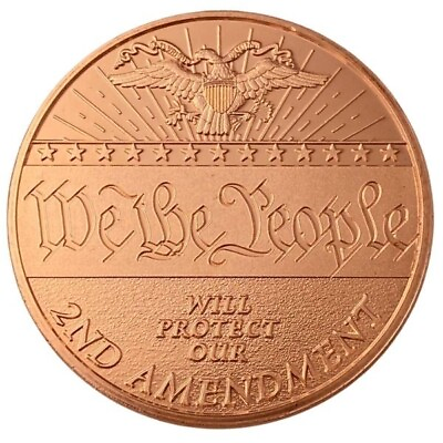 #ad 1 oz Copper Round We the People $2.75