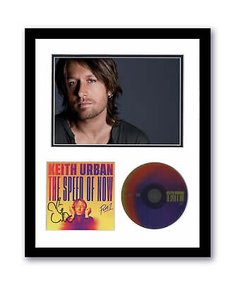#ad Keith Urban Autographed Signed 11x14 Framed CD Speed Of Now ACOA 6 $209.99