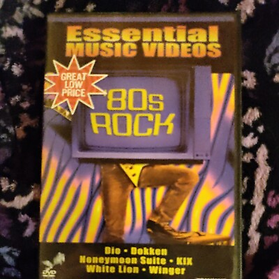 #ad 🔥Essential Music Videos 2007 DVD VG 80s Rock Dio Dokken Winger White Lion🔥 $7.69