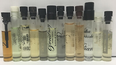#ad Different Scents Of Samples Perfume Collection Vials As Pictured. $21.00