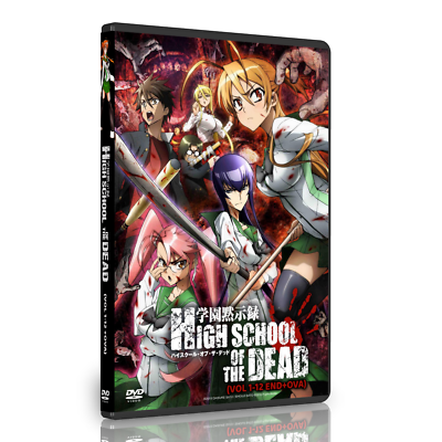 #ad #ad Anime HIGH SCHOOL OF THE DEAD VOL. 1 12 OVA English Dubbed DVD $18.00