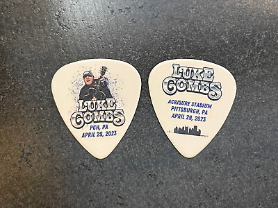#ad Luke Combs Collectible Guitar Pick Pittsburgh Stadium Concert April 292023 $10.00