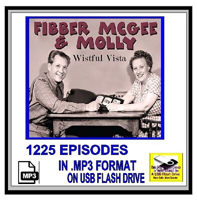 #ad FIBBER MCGEE amp; MOLLY 1225 Choice Comedy Radio Shows OTR MP3 USB $13.97