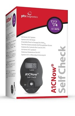 #ad A1CNow Self Check Meter with 4 test kits for Diabetic test use $39.99