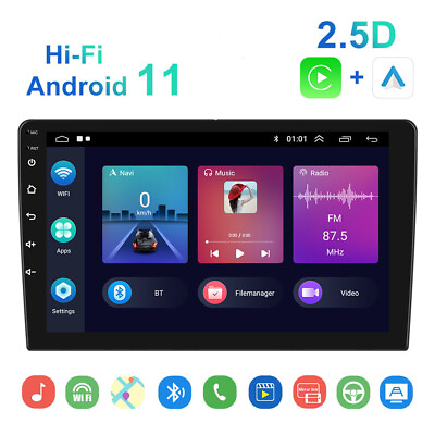 #ad 10#x27;#x27; 2 Din Android Car Stereo Radio Wireless Apple Carplay Android Auto GPS Navi $59.90