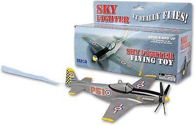 #ad #ad Sky Fighter Flying Toy On A String Grey $22.79