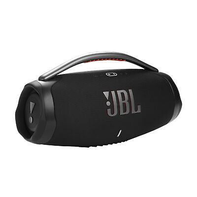 #ad JBL BoomBox 3 Portable Waterproof Bluetooth Party Speaker w Sub24 hr. Battery $364.95